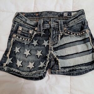 Miss Me Women's Black Denim Shorts